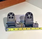 Pair Of Schaefer Twin Sheet Lead Blocks. 32-77 Fits 1" T-track Swl 2500LB Used. Price: $225.00.
