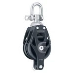 Harken 60MM Double Aluminum Element Block W/swivel Becket 6270 New. Price: $166.65.