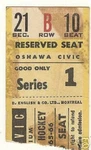 Bobby Orr 1965-66 Oshawa Generals Ticket Canada Boston Bruins Series Civic Std. Price: $5699.00.