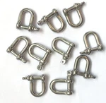 Jy-marine Stainless Steel Mini Shackle, 4MM, Silver Color,for Paracord Jewelry New. Price: $17.90.