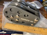 New! Harken 4 1/2" Big Boat Double Foot Block, 8,050 Lb Swl, 5/8" Line Model 530. Price: $345.00.