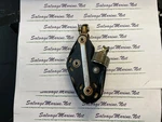Fico #FG695 1-1/2" (38MM) Aluminum Fiddle Block With Cam Cleat & Becket Swivel Used. Price: $68.24.
