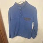 44 Degrees North Pullover Fleece Women Size 1/4 Snap Dutch Blue Neck Button New. Price: $24.85.