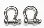 Two 3/4" Marine Bow Shackle Stainless Steel Clevis D-ring 304 Sailboat Rigging New. Price: $32.88.
