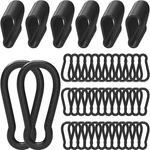 Heavy-duty Carabiner Clip 1.57" 5.5", Black/silver Spring Snap Hook, Quick New. Price: $48.42.