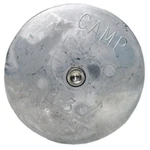 Camp Zinc 1-7/8 Inch Diameter Rudder Anode 3/4 Fastener New. Price: $14.00.