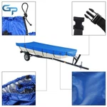 Blue For Jon Boat Cover 14FT Beam Width Up To 70INCH 210D New. Price: $21.81.