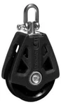 Lewmar 50MM Synchro Block, Single Black, 1/4" - 3/8" Line 29925001BK New. Price: $43.99.